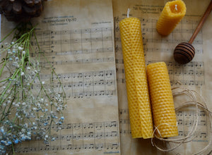 Rolled Beeswax Candles | Assortment 2