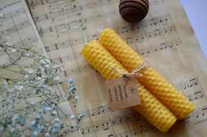 Rolled Beeswax Candles | Assortment 3