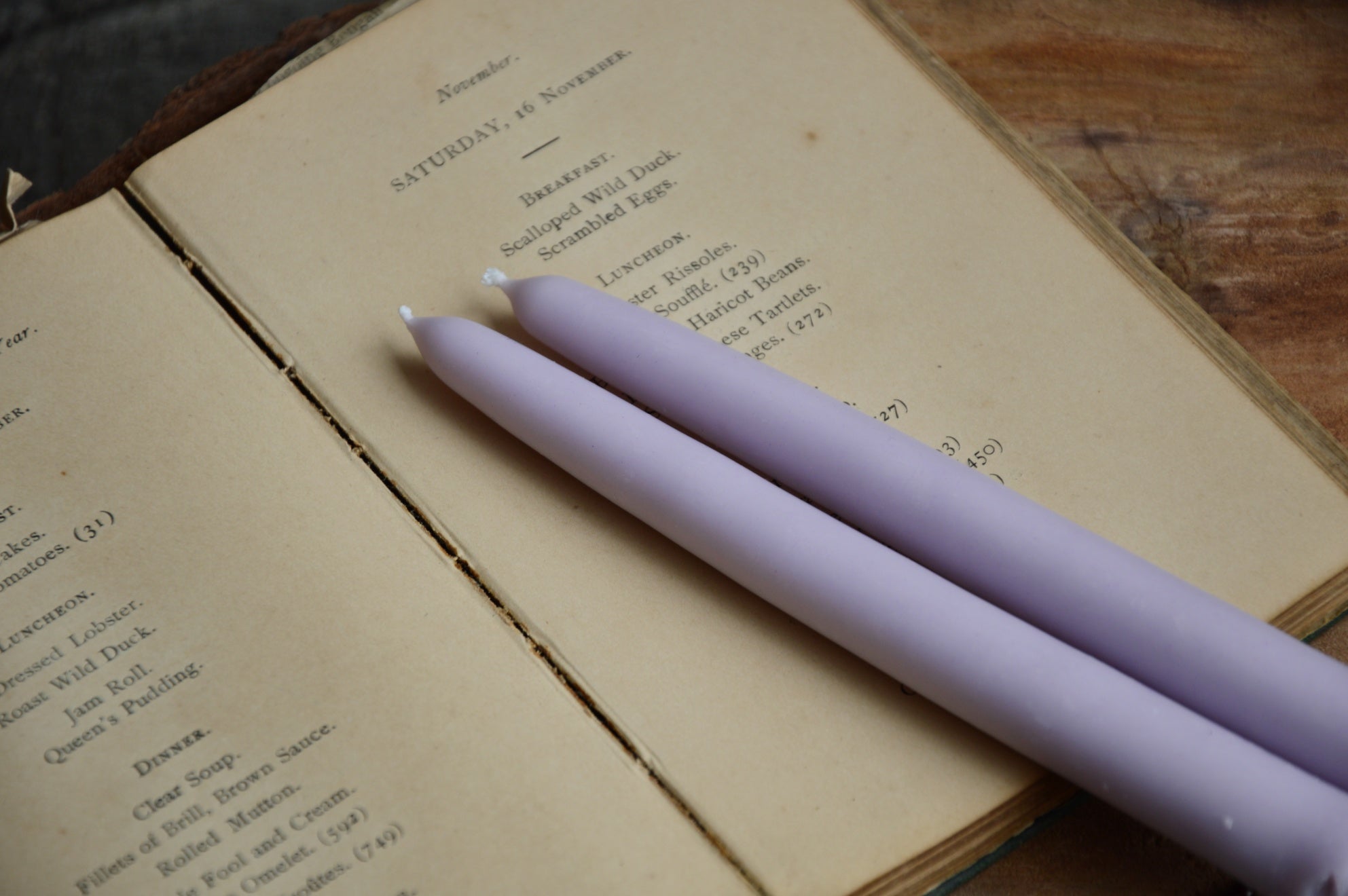 Lavender | Tapered Hand Dipped Candles