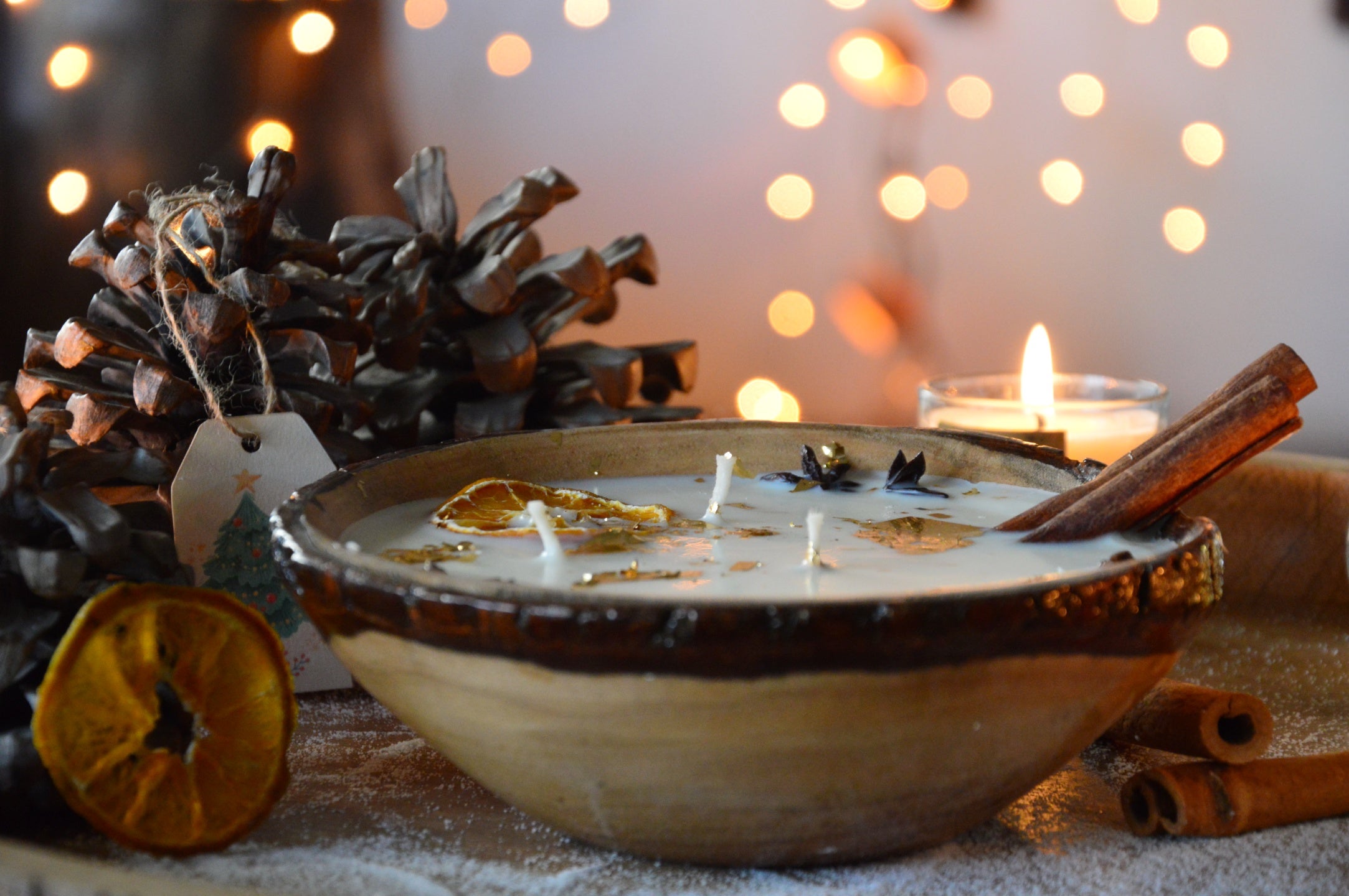 Mulled Wine | Wooden Candle Votive