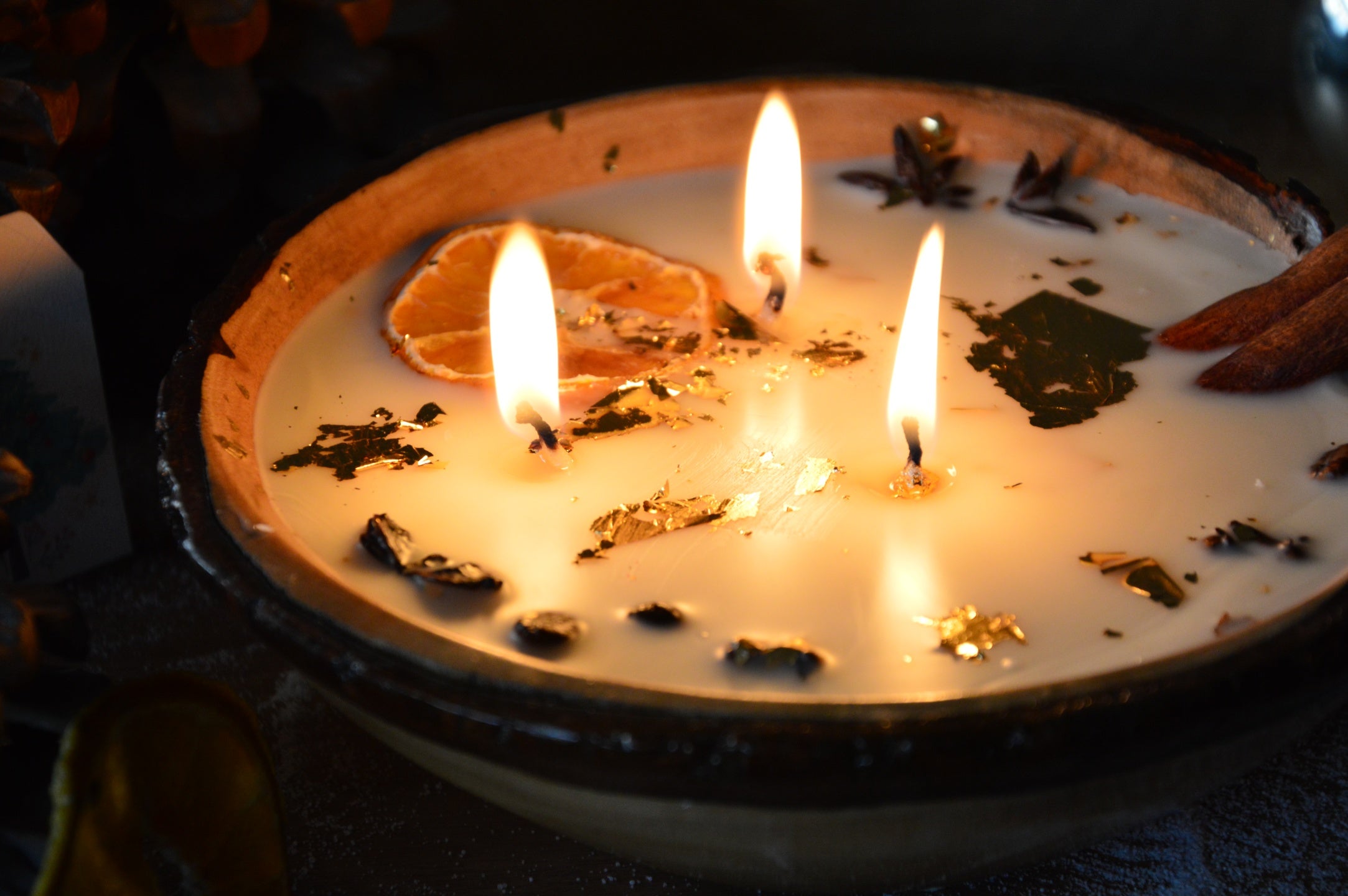 Mulled Wine | Wooden Candle Votive