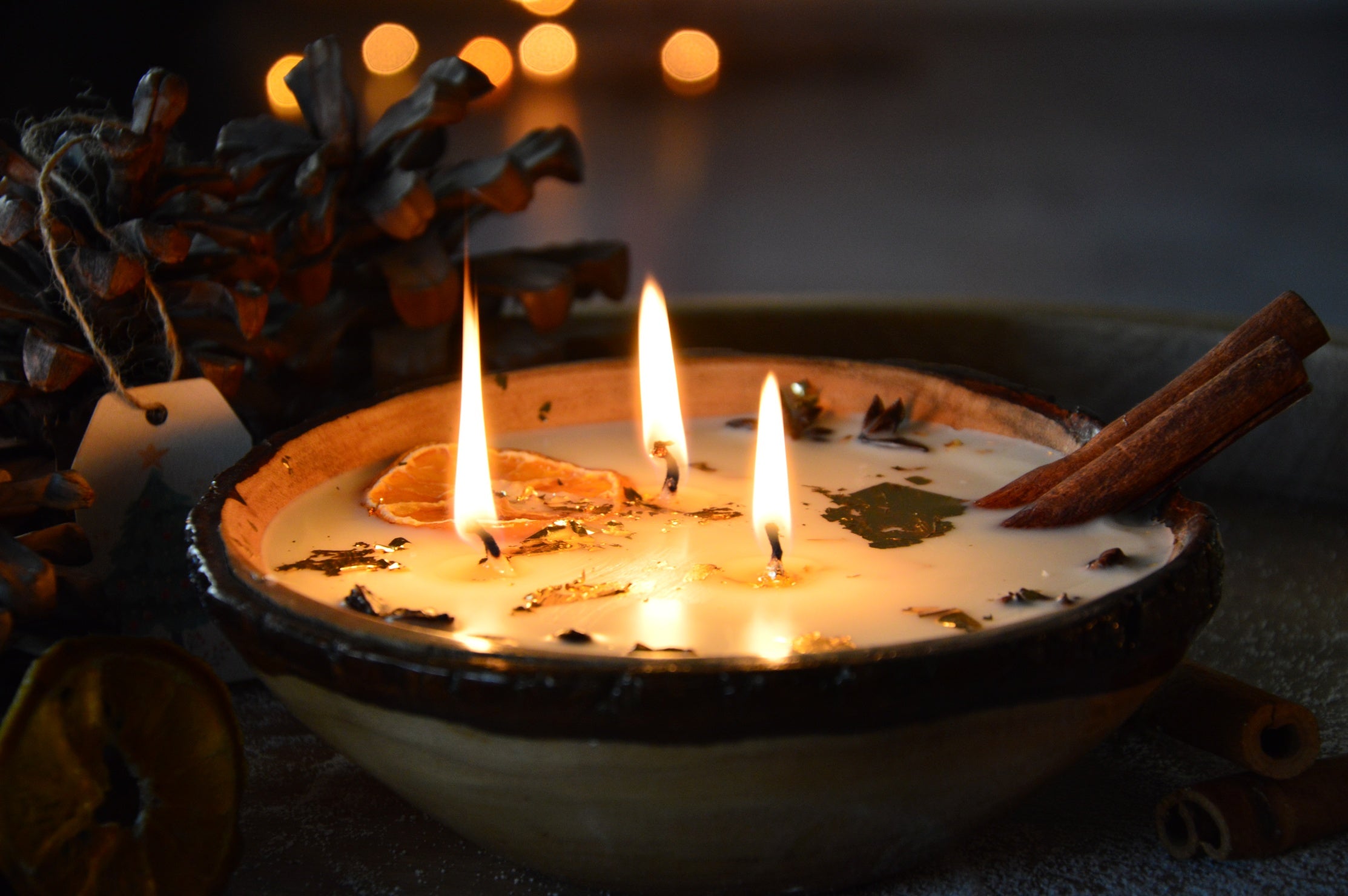 Mulled Wine | Wooden Candle Votive