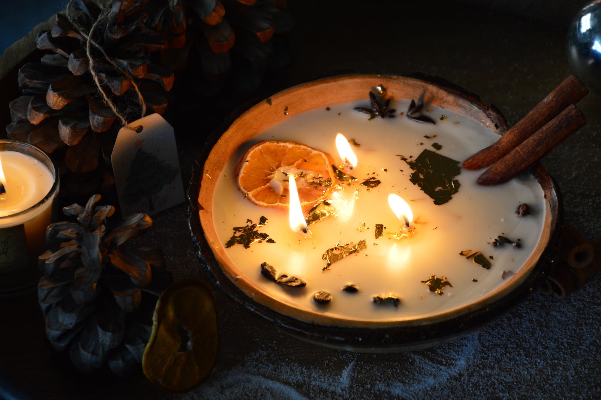 Mulled Wine | Wooden Candle Votive