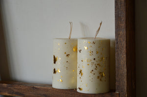 Shimmer Soy Pillar Candle