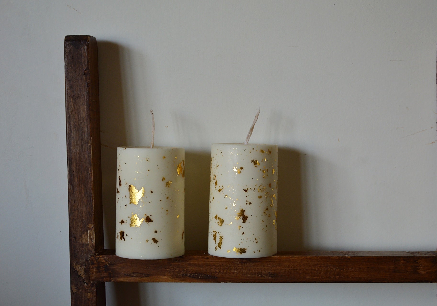 Shimmer Soy Pillar Candle