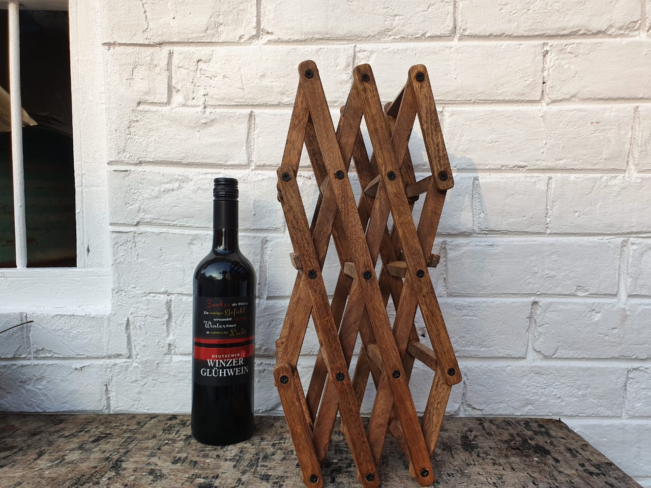 Portable Wooden Wine Rack