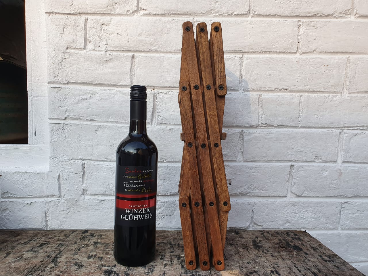Portable Wooden Wine Rack