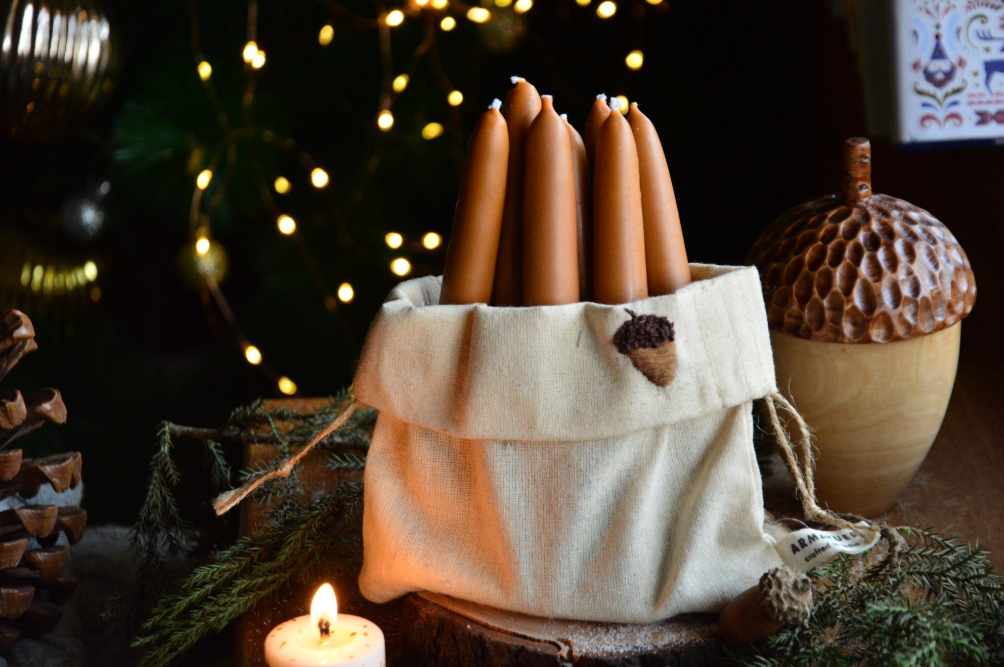 Acorn | Hand Dipped Candles