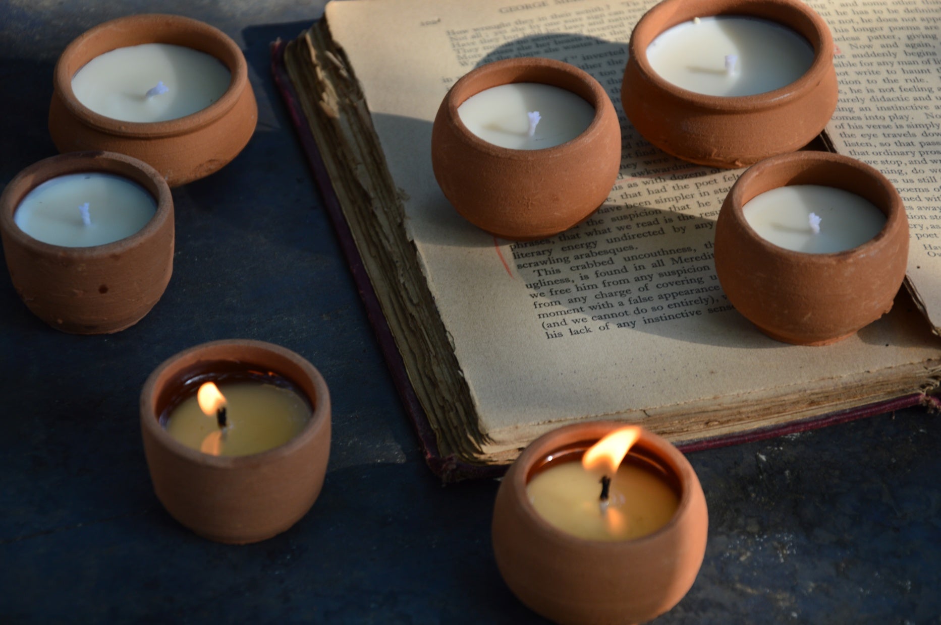 Terracotta Tealights Assorted Fragrances