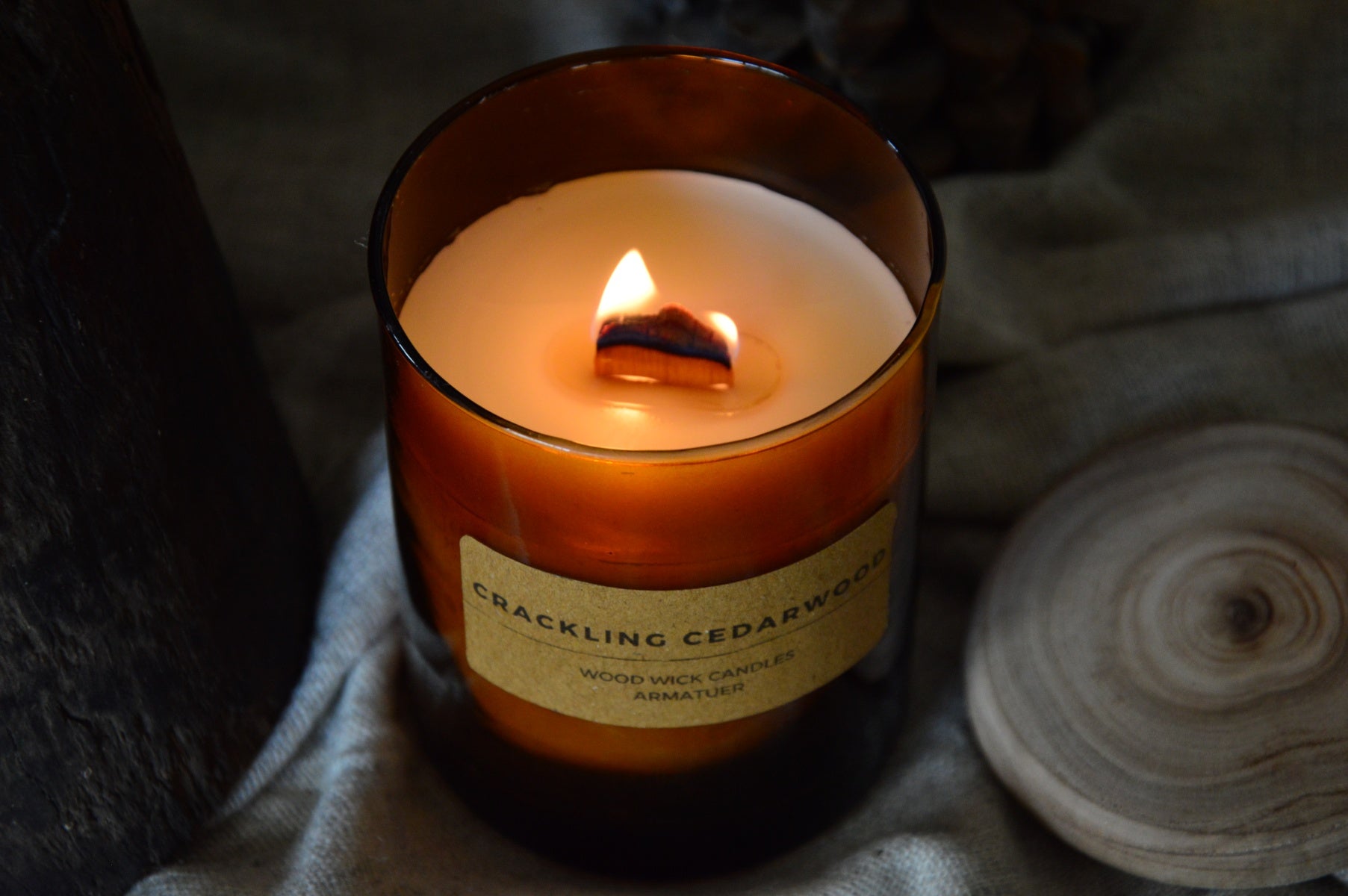 Crackling Birch  Wooden Wick Candle – YAWA & CO