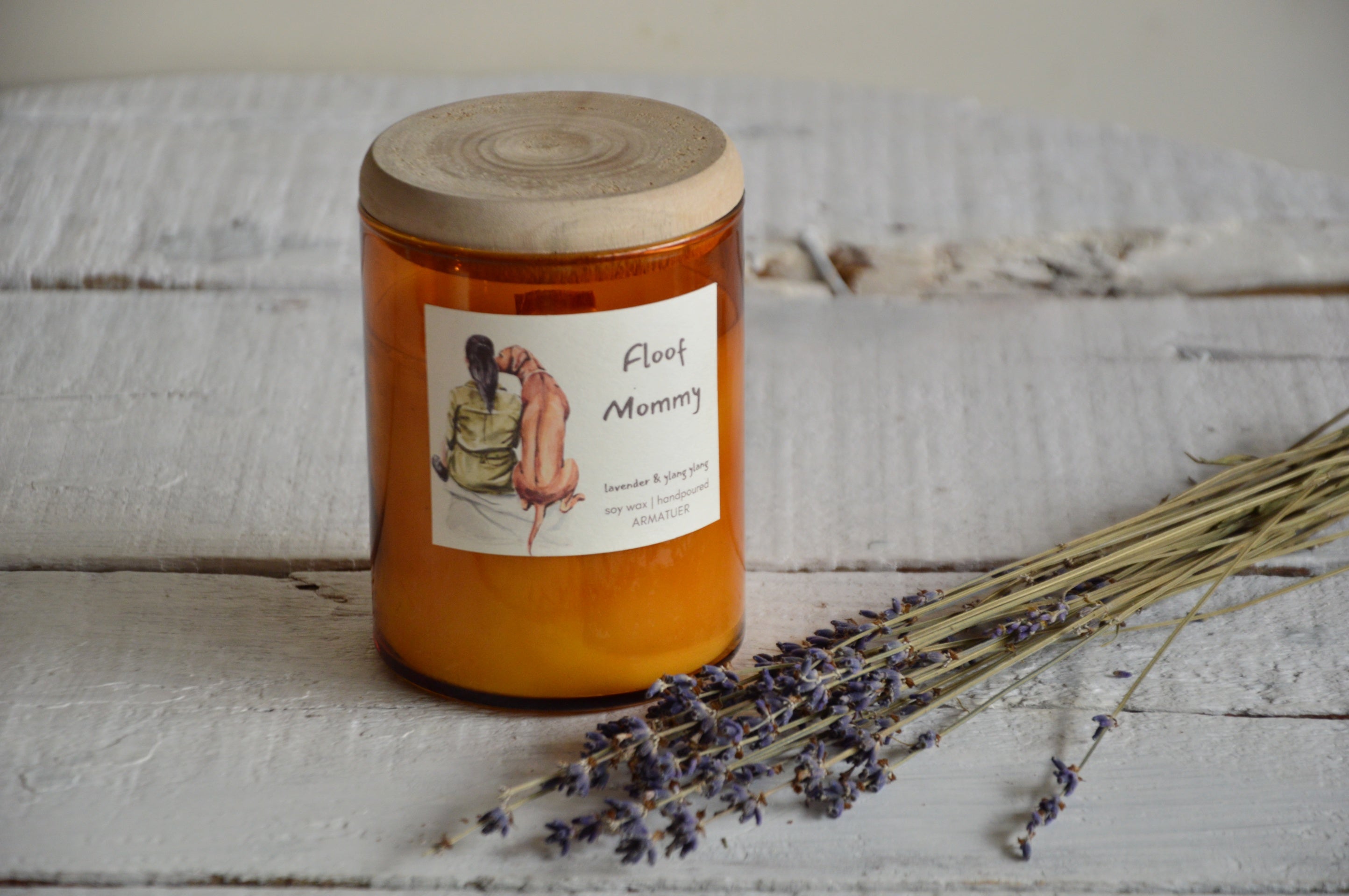 Floof Mommy Woodwick Candle | Mother's Day Gifts