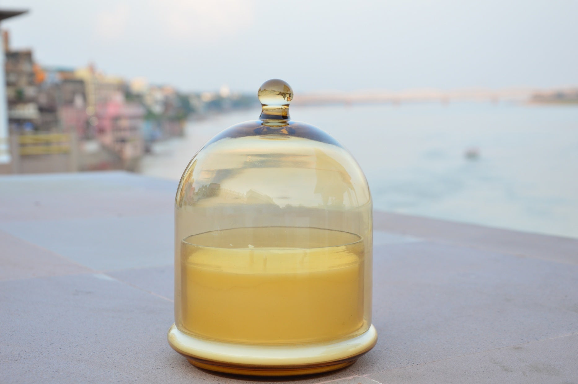 Noor | Mahal Glass Dome Candle