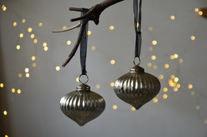 Icicles Christmas Ornament | Large Set of 2