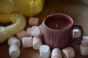 Red Christmas Cup | Toasted Marshmallow Candle