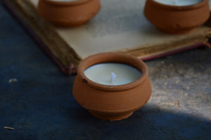 Dhara | Terracotta Tealights Mogra