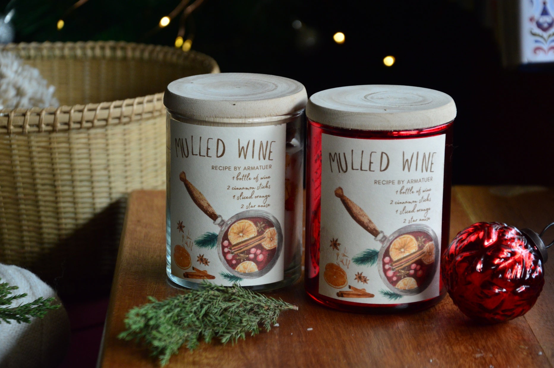 Mulled Wine Woodwick Candle