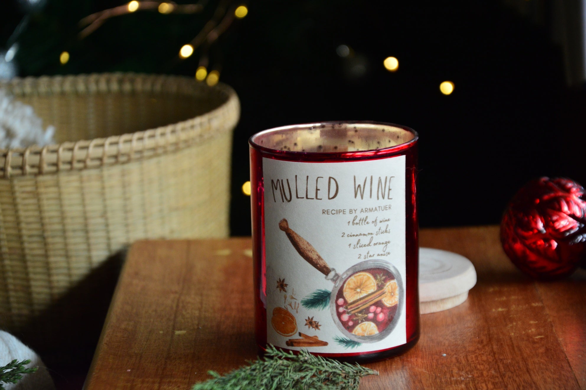 Mulled Wine Woodwick Candle