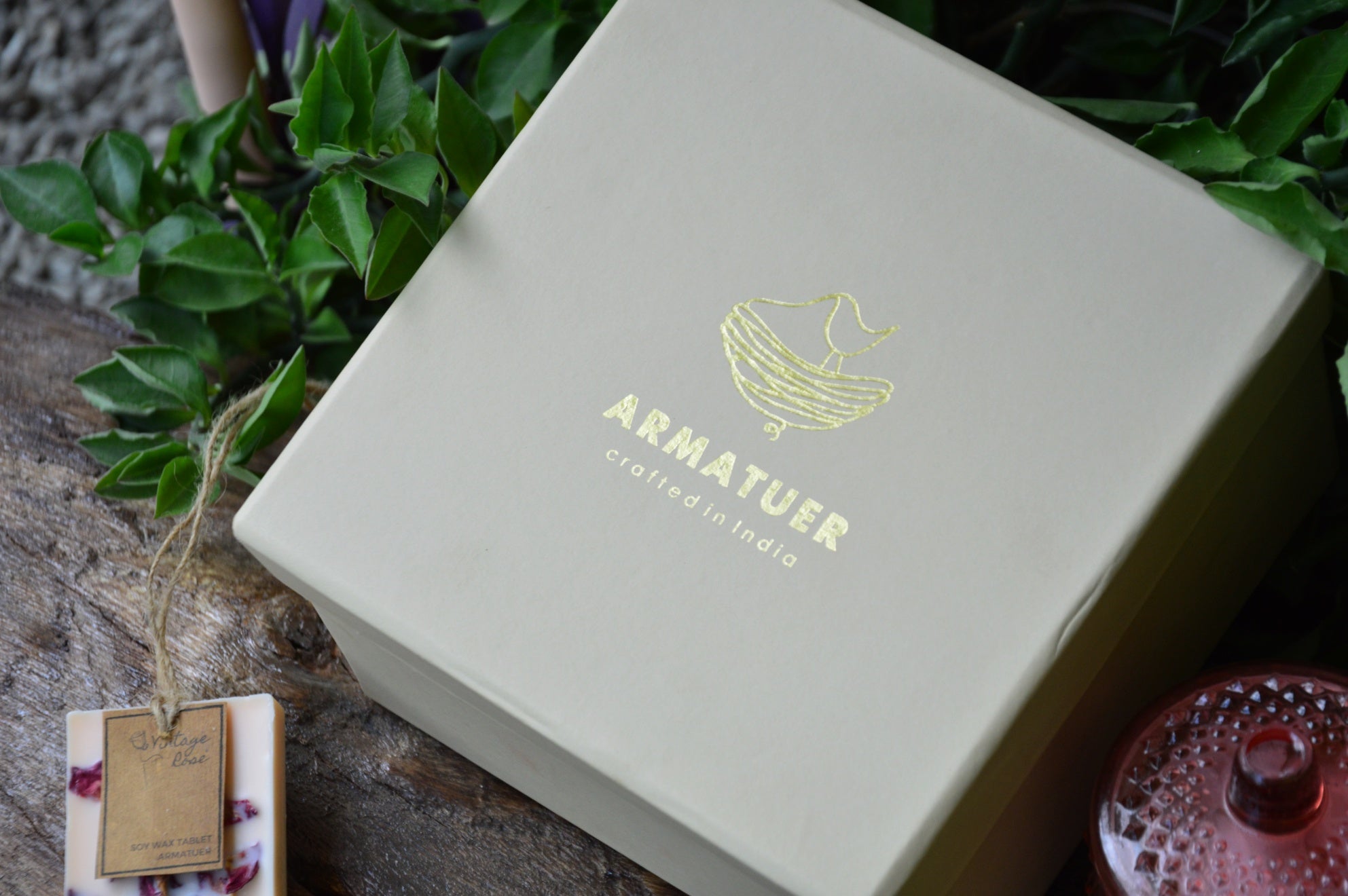 Vintage Rose | Pillar Gift Box