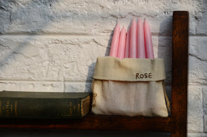Rose |  Tapered Hand Dipped Candles