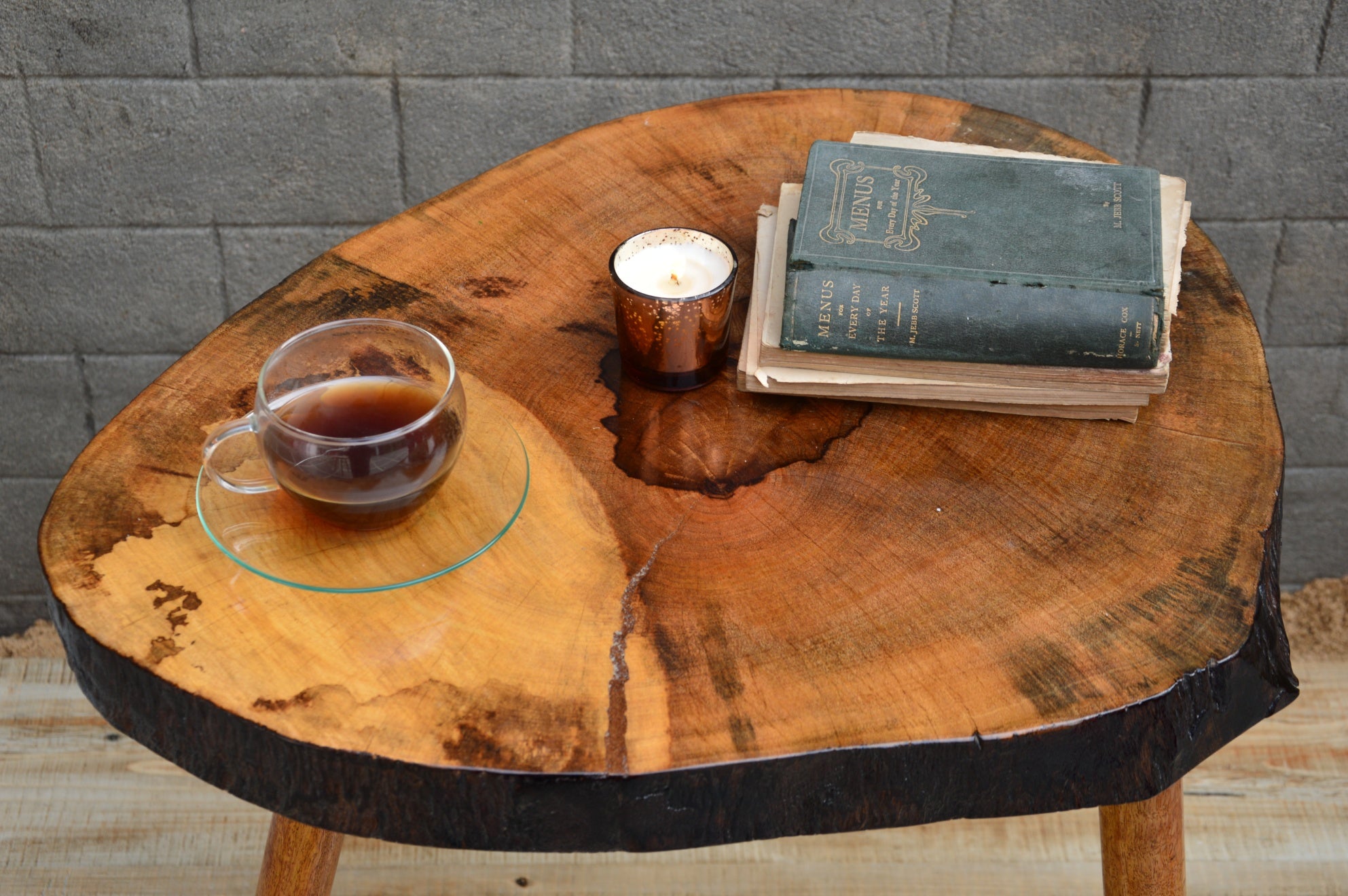 Rustic Log Coffee Table