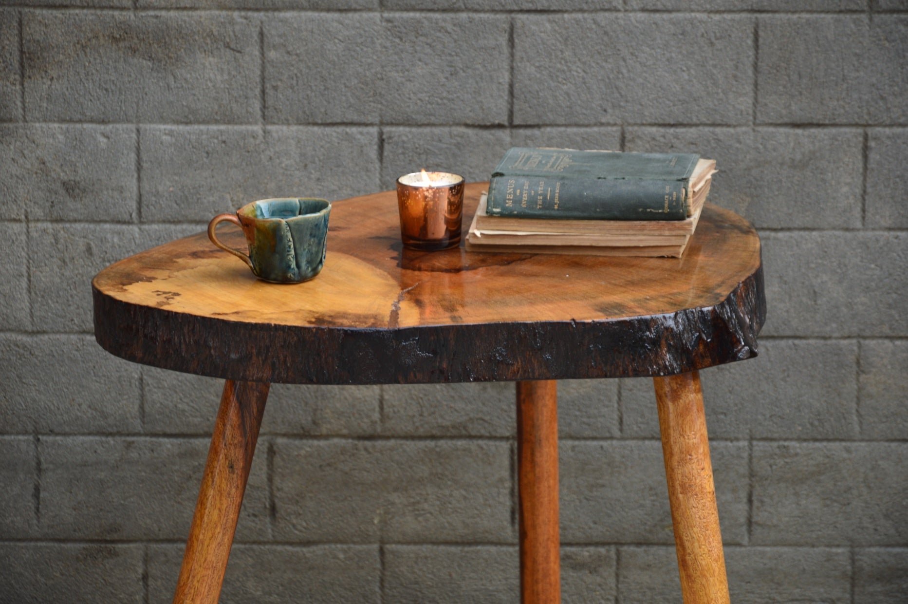 Rustic Log Coffee Table
