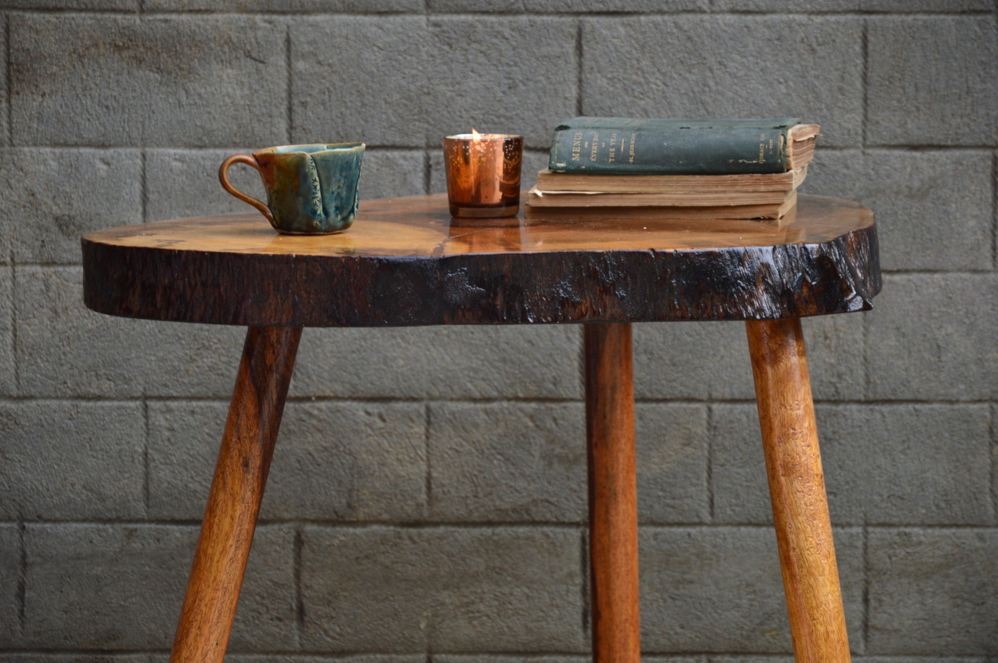Rustic Log Coffee Table