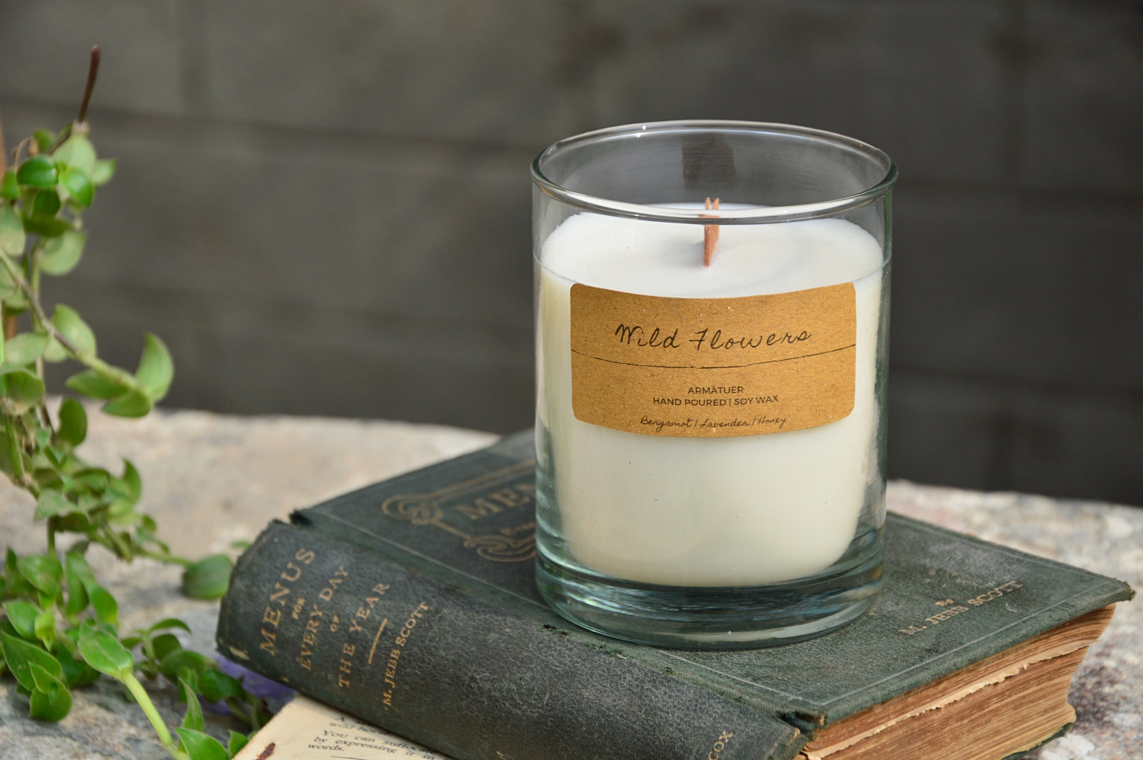 Wild Flowers | Wood Wick Candle Votive