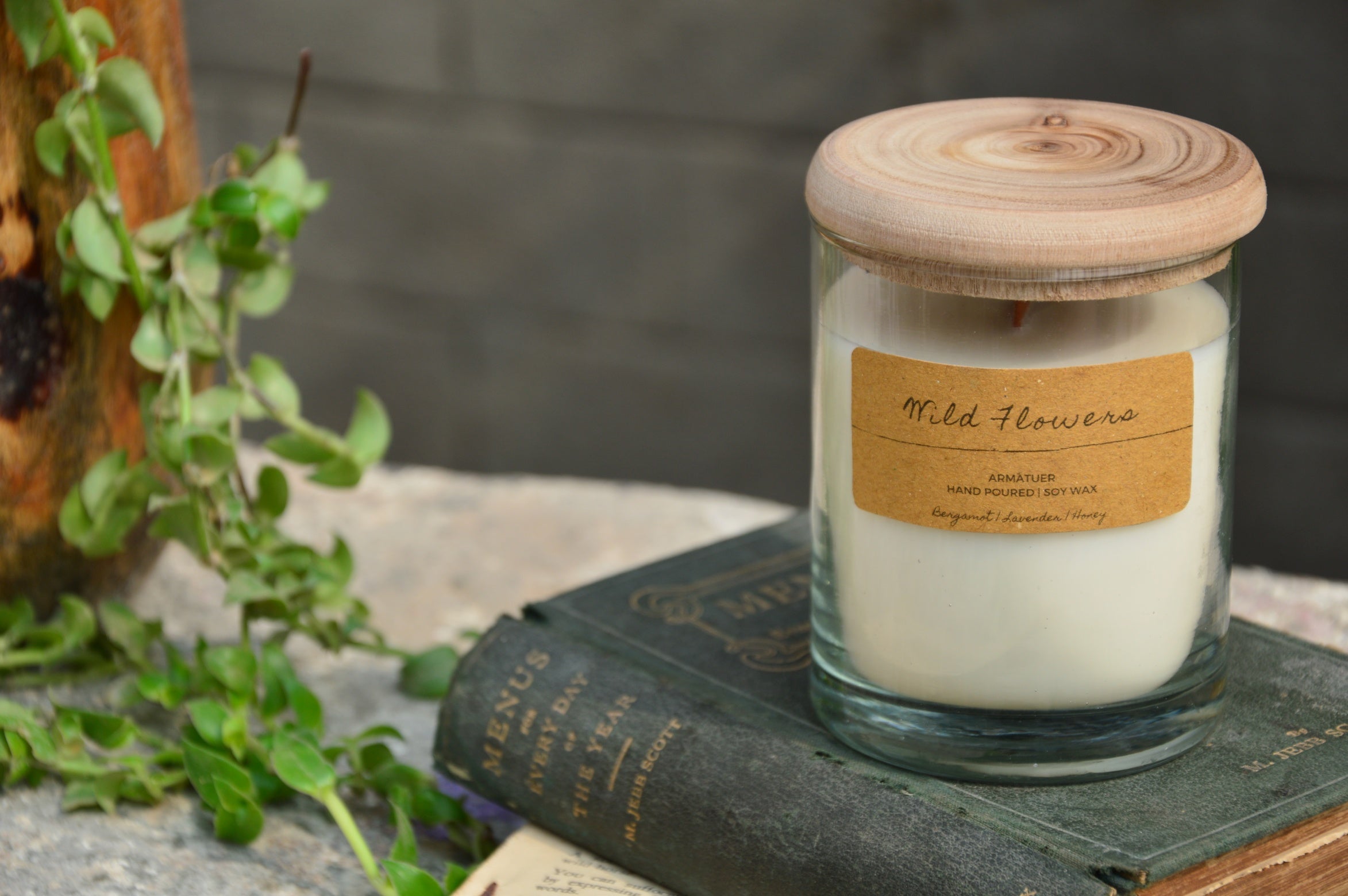 Wild Flowers | Wood Wick Candle Votive